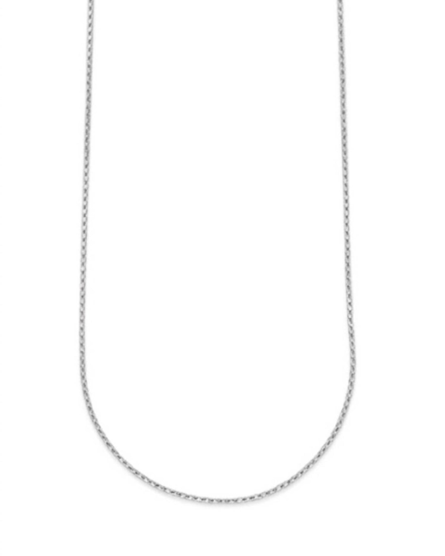 Unisex Interlocking Square-Link Necklace