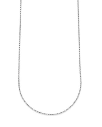 Unisex Interlocking Square-Link Necklace