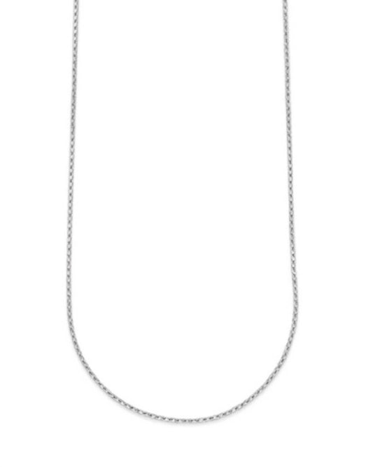 Unisex Interlocking Square-Link Necklace