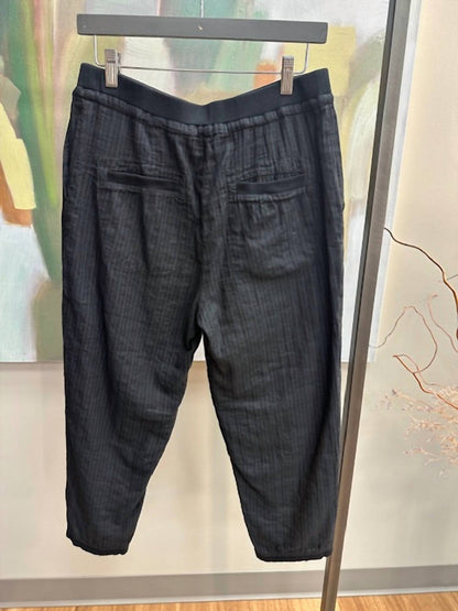 Women's Cotton Linen Blend Cropped Pant