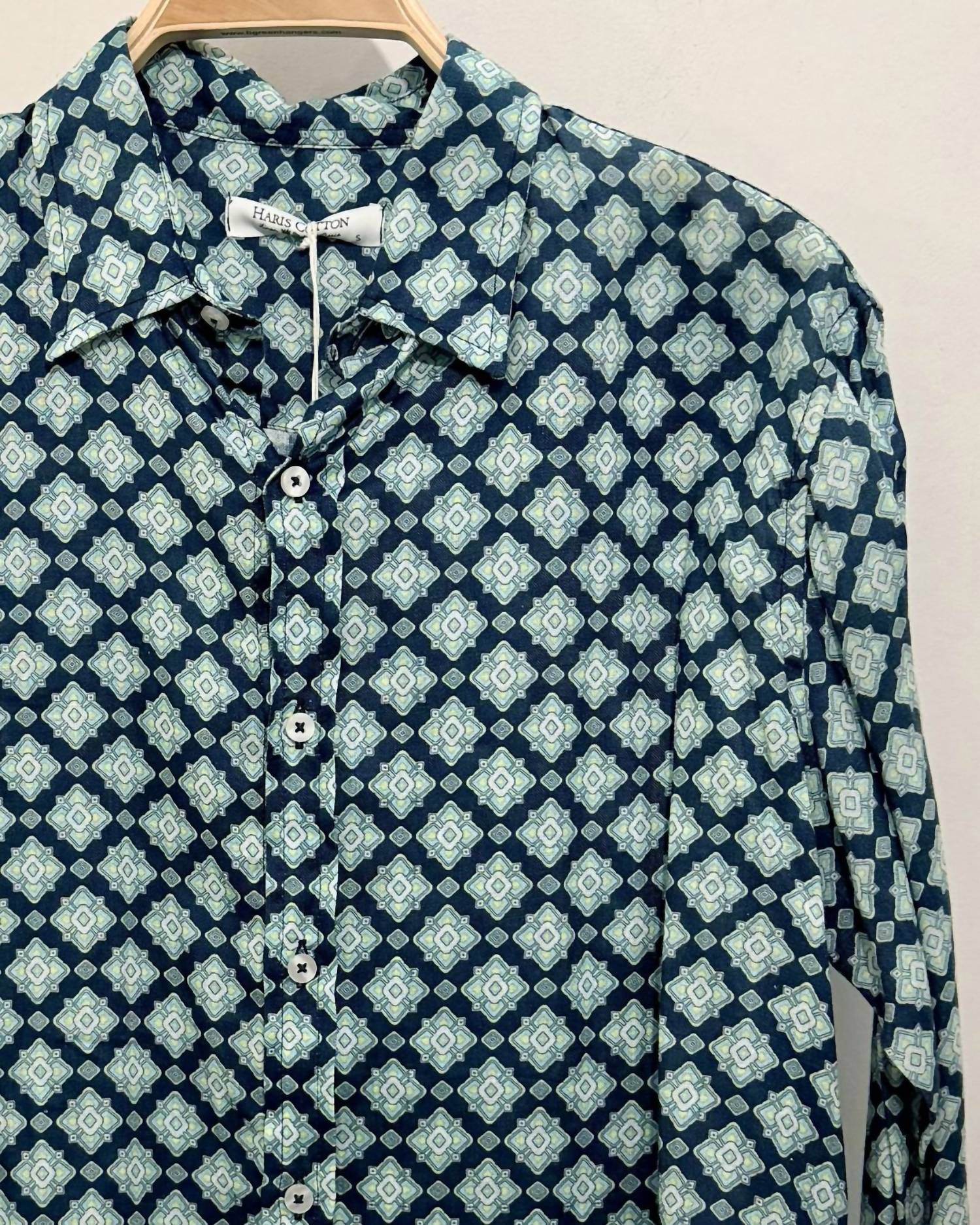 HARIS COTTON - Men's Haris Printed Long Sleeve Top - Rack Hunt -