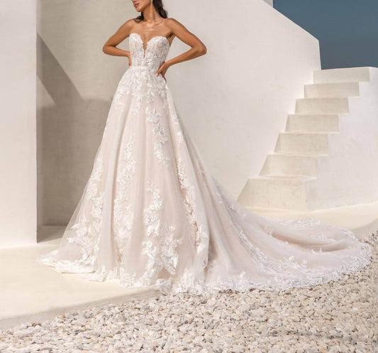 Kitty Chen Couture - Lucy Strapless Wedding Dress - Rack Hunt -