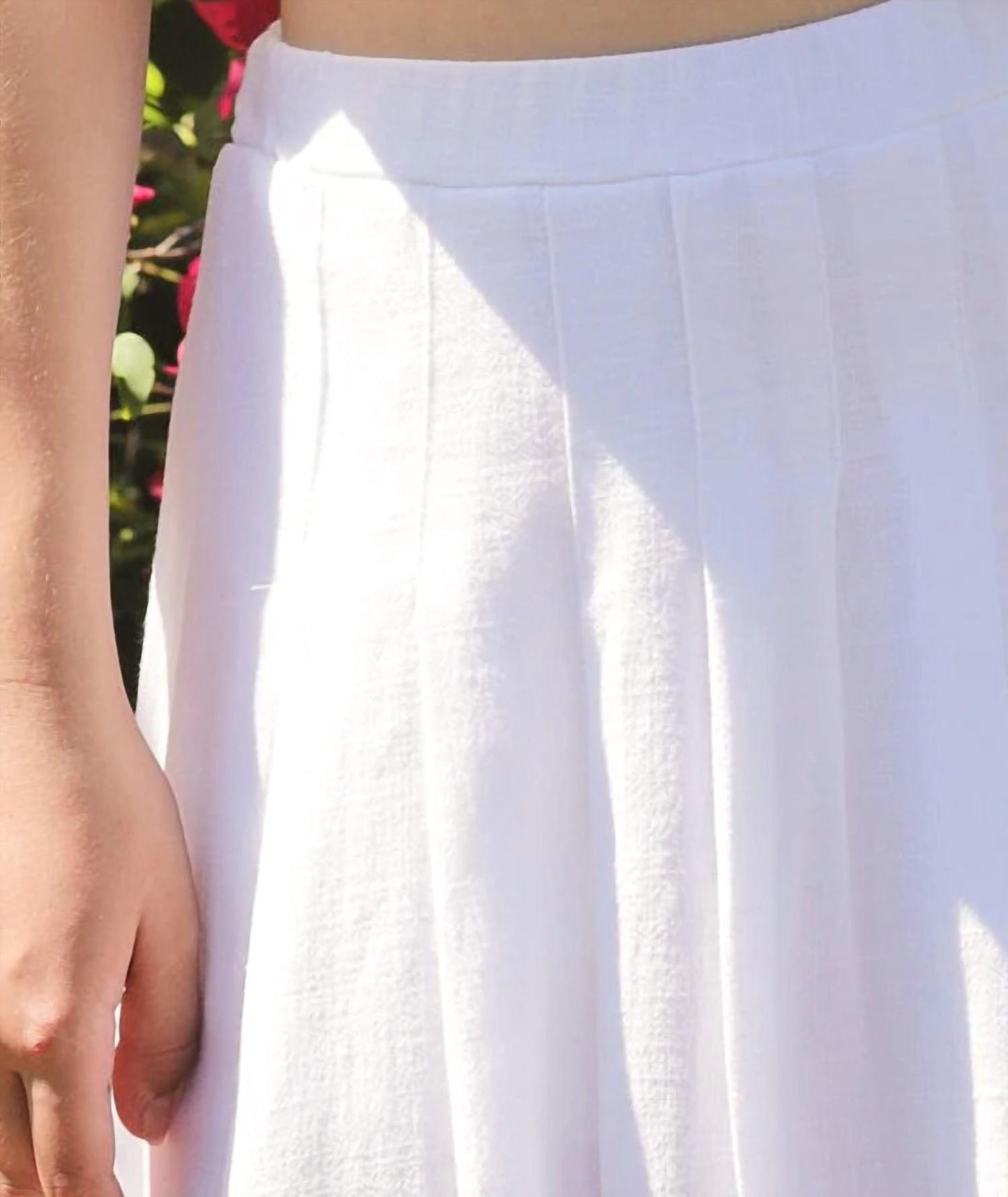 Linen Halter Top & Skirt Set