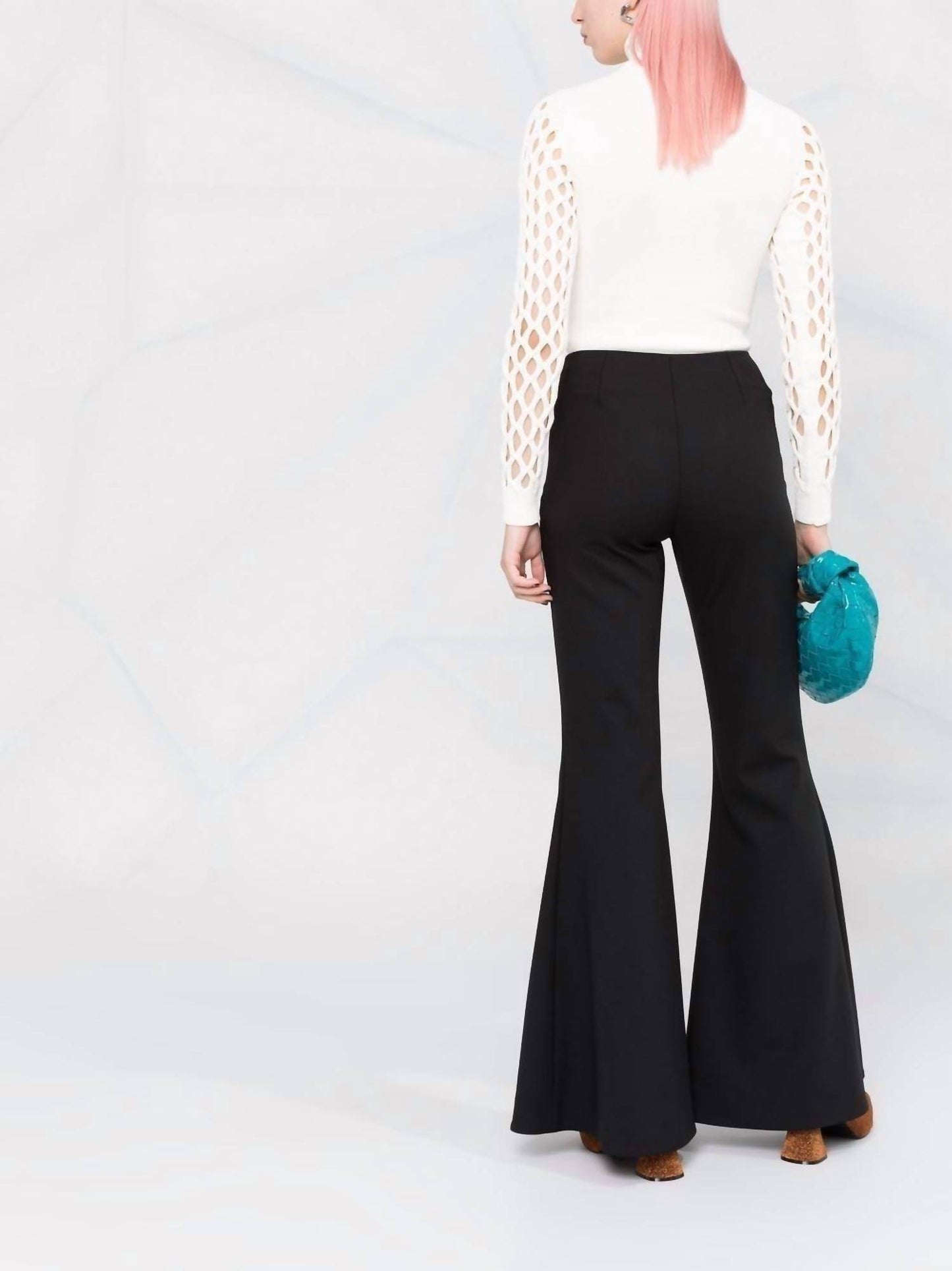 Valentino - Knit And Mesh Top - Rack Hunt