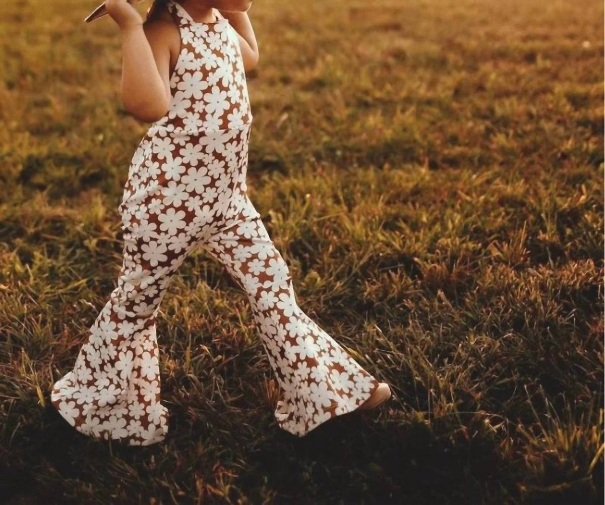 Andi Pleated Bell Bottom Jumpsuit