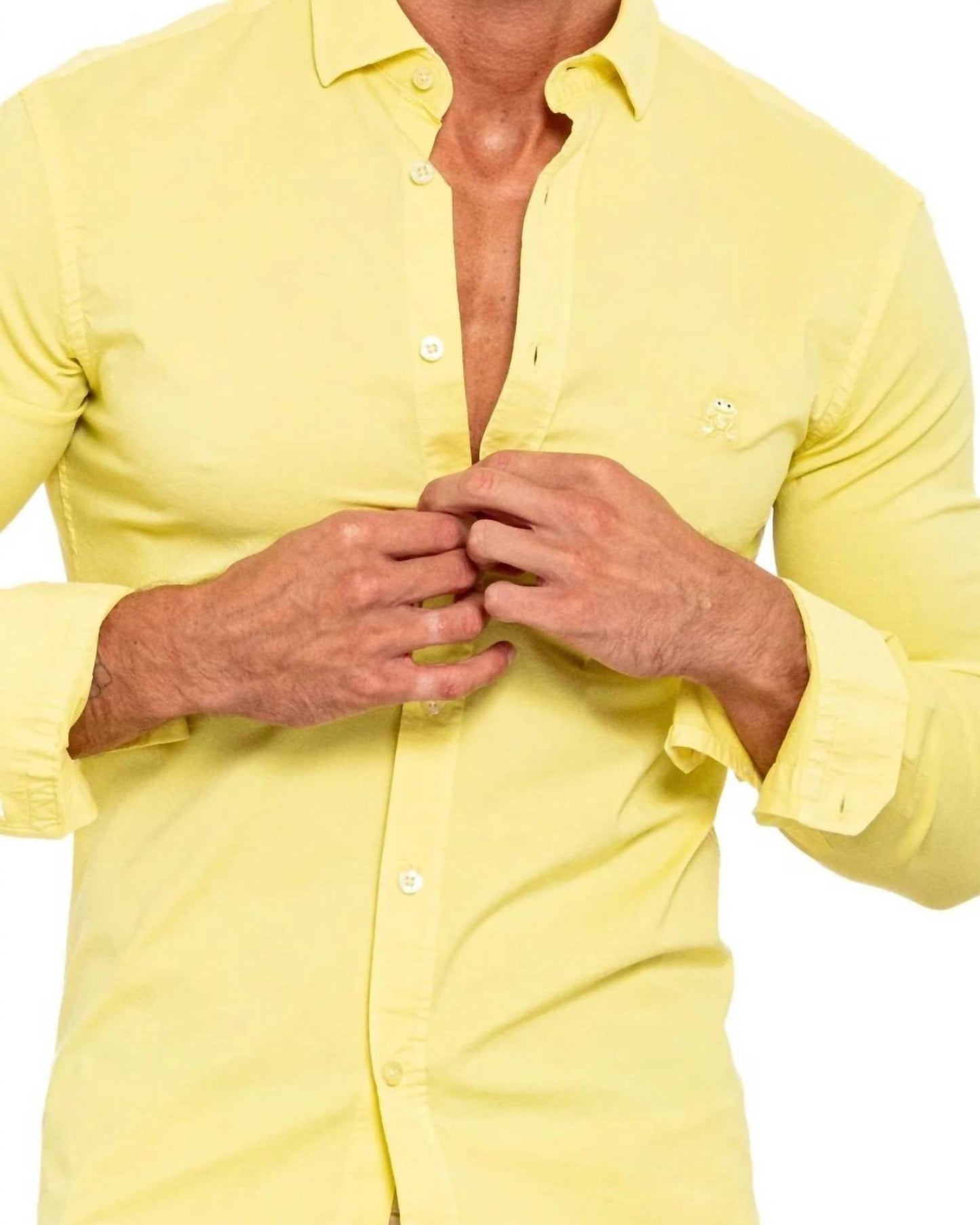 Frog Stretch Button Down Shirt