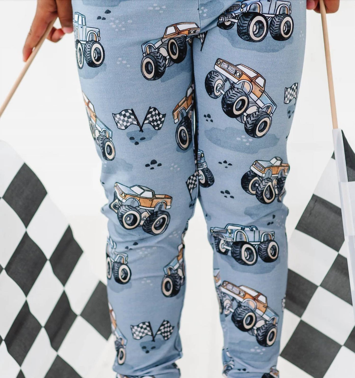 Boy's Monster Truck Bamboo Pajamas
