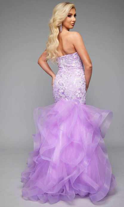 Elegant Mermaid Prom Dress With Lace And Tulle
