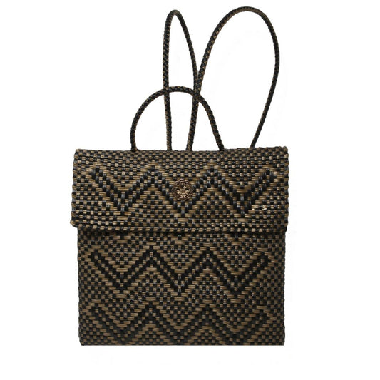 Women's Medium Handmade Chevron Backpack