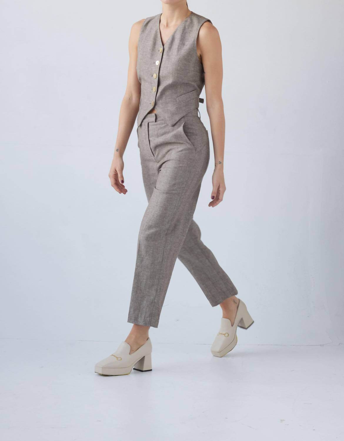 Rose Velvet - Piper Straight Leg Pants - Rack Hunt