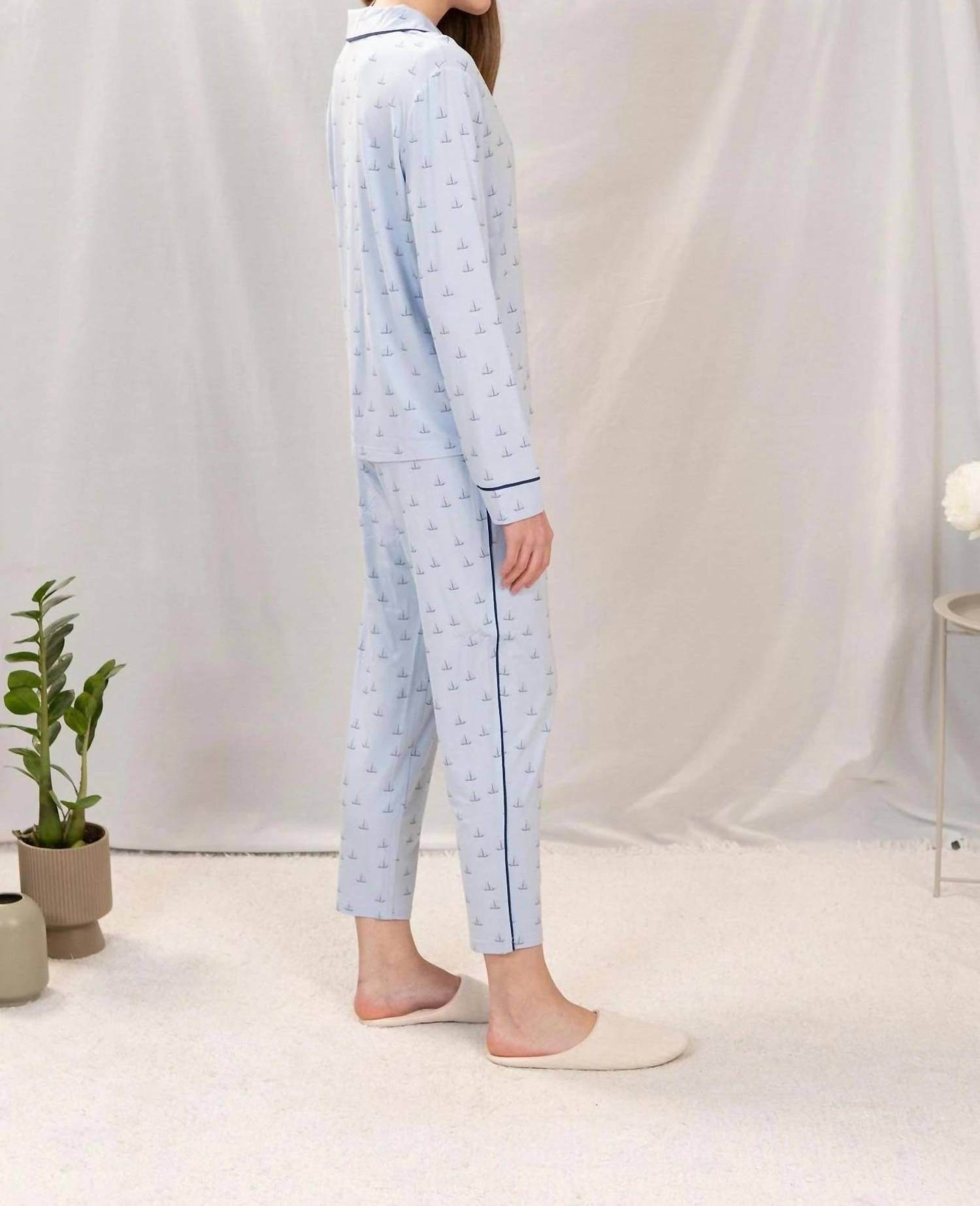 Aspen Dream - Ocean Dreaming Bamboo Pajama Set - Rack Hunt -