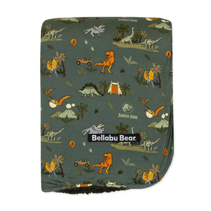 Kid's Jurassic Park Safari Bamboo Blanket