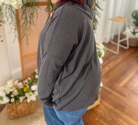 Pull-on Hooded Top