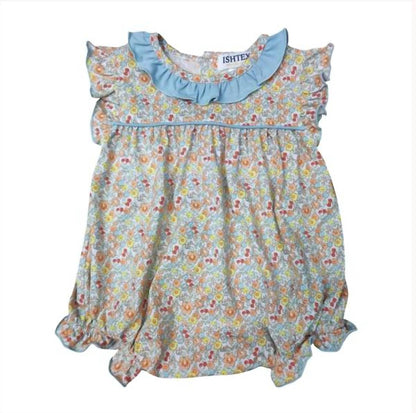 Girl's Ditsy Flower Bubble Romper