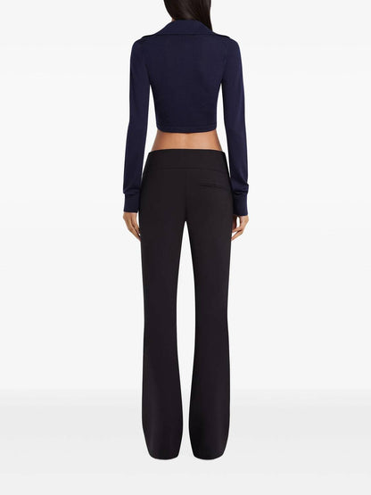 Twist Light Wool Crop Top