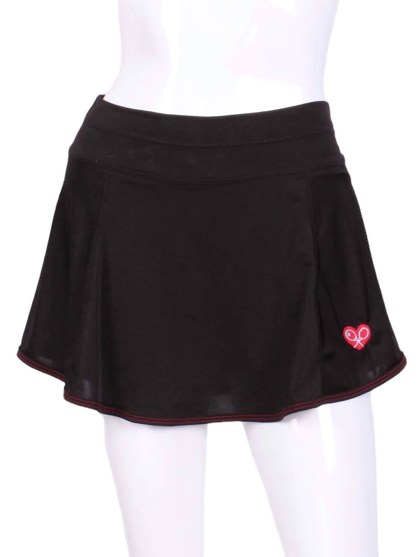 Love Love Tennis - Women's Gladiator Tennis Skirt With Red Stitching - Rack Hunt