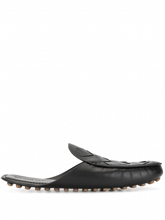 Men's Intrecciato Leather Mules