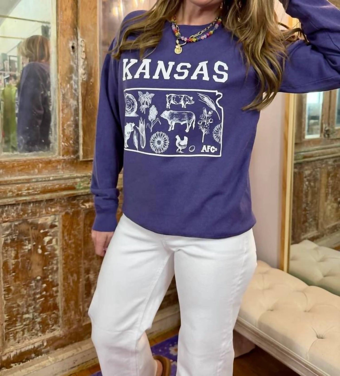 Kansas State Agriculture Crewneck Sweater