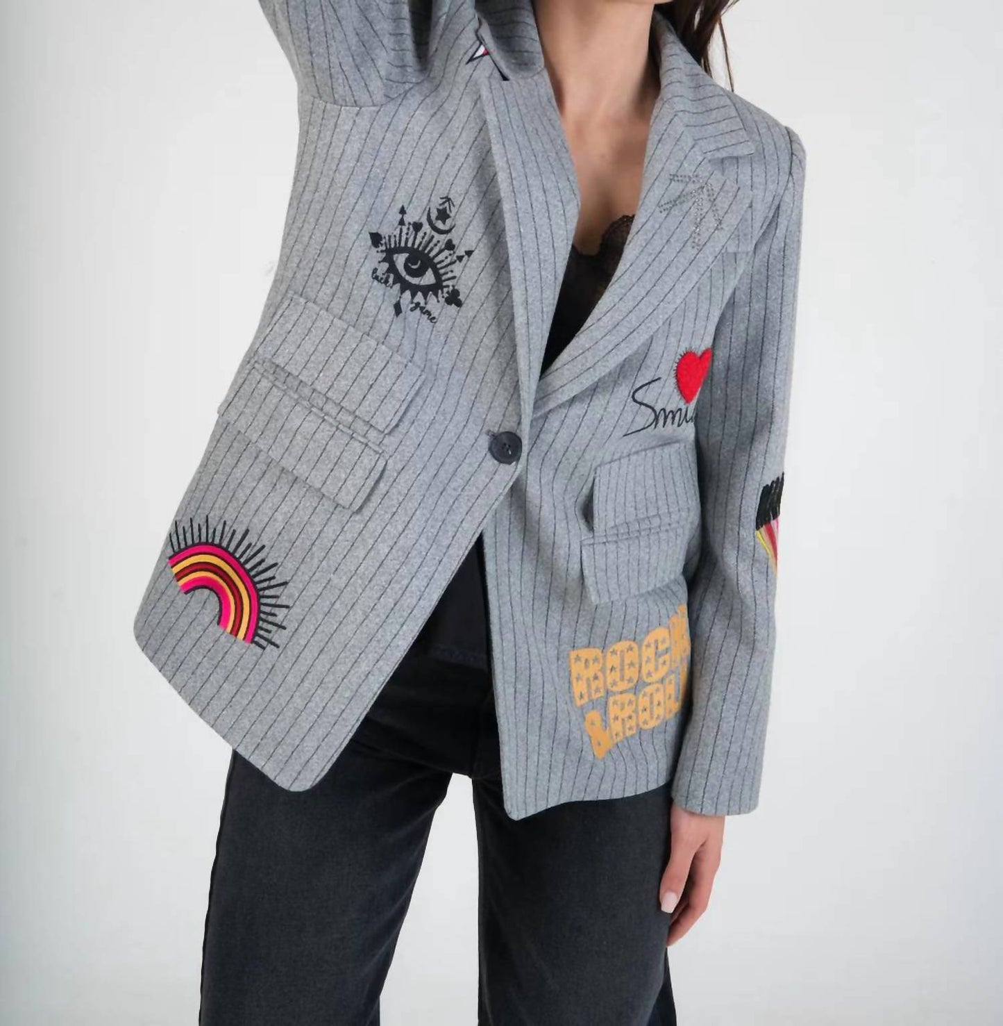 Amour Embroidered Blazer