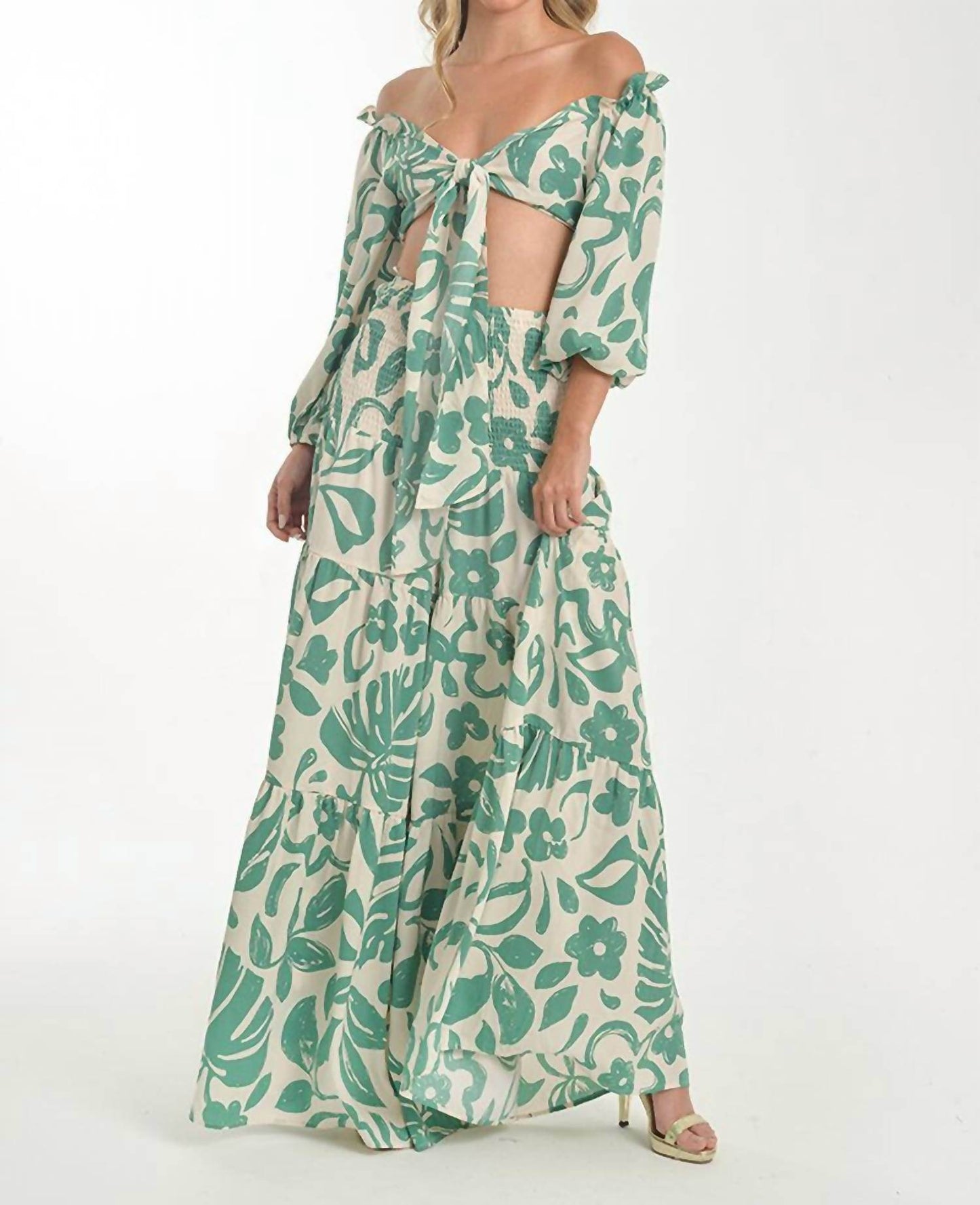 Steffany Milano - Off-shoulder Set - Rack Hunt