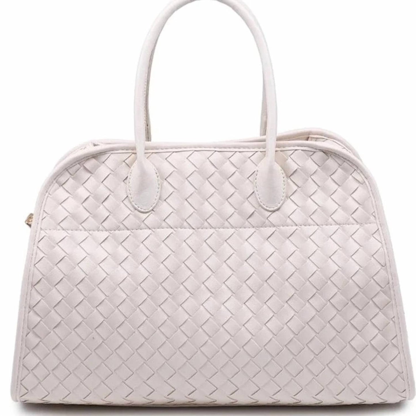 Women's Rhonda Woven Vegan Leather Tote Bag