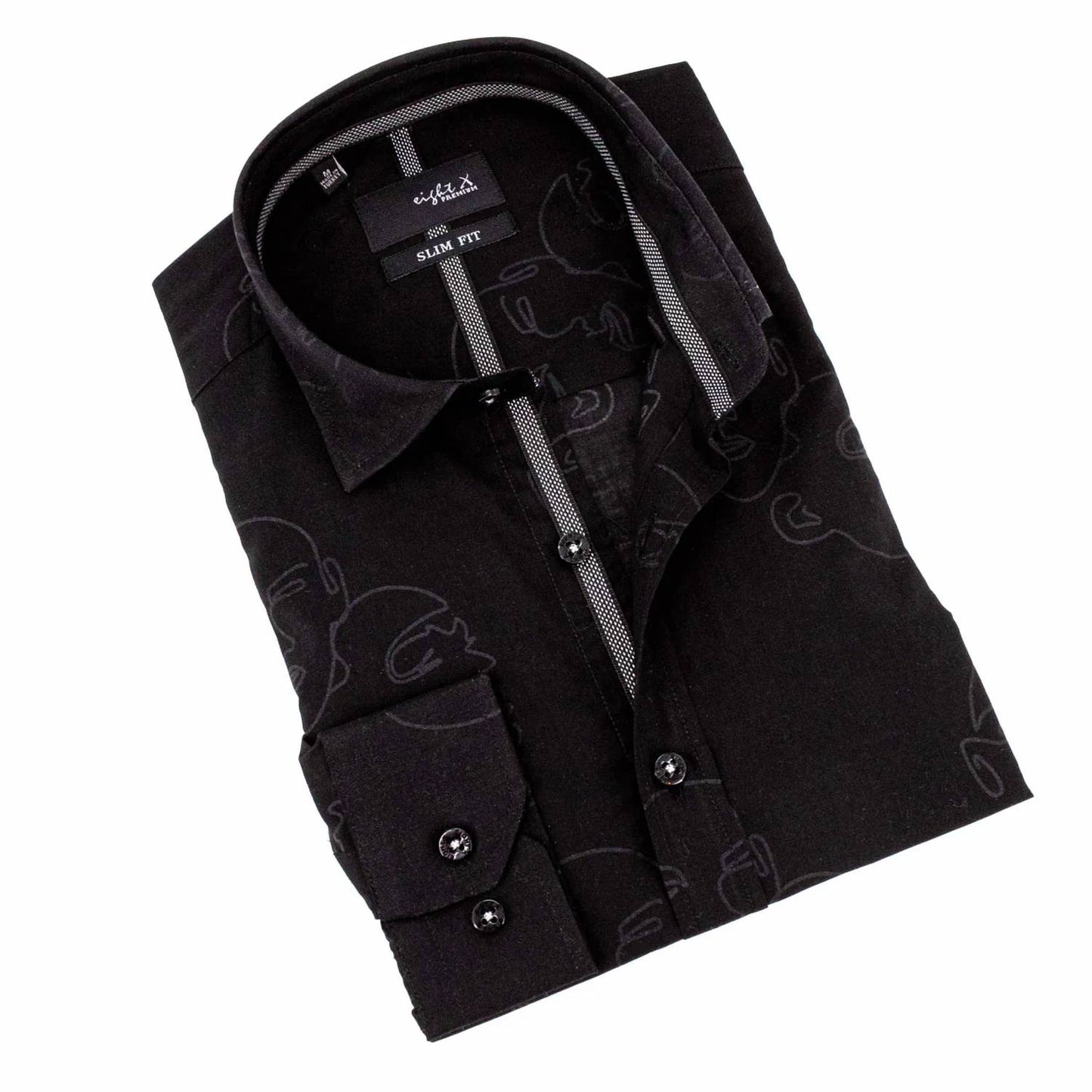 Faces Button Down Shirt