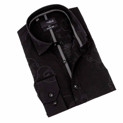 Faces Button Down Shirt