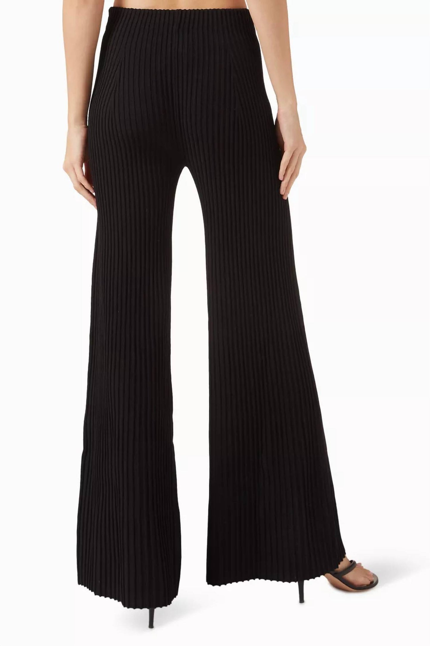 Boda Rib-knit Wide-leg Pants