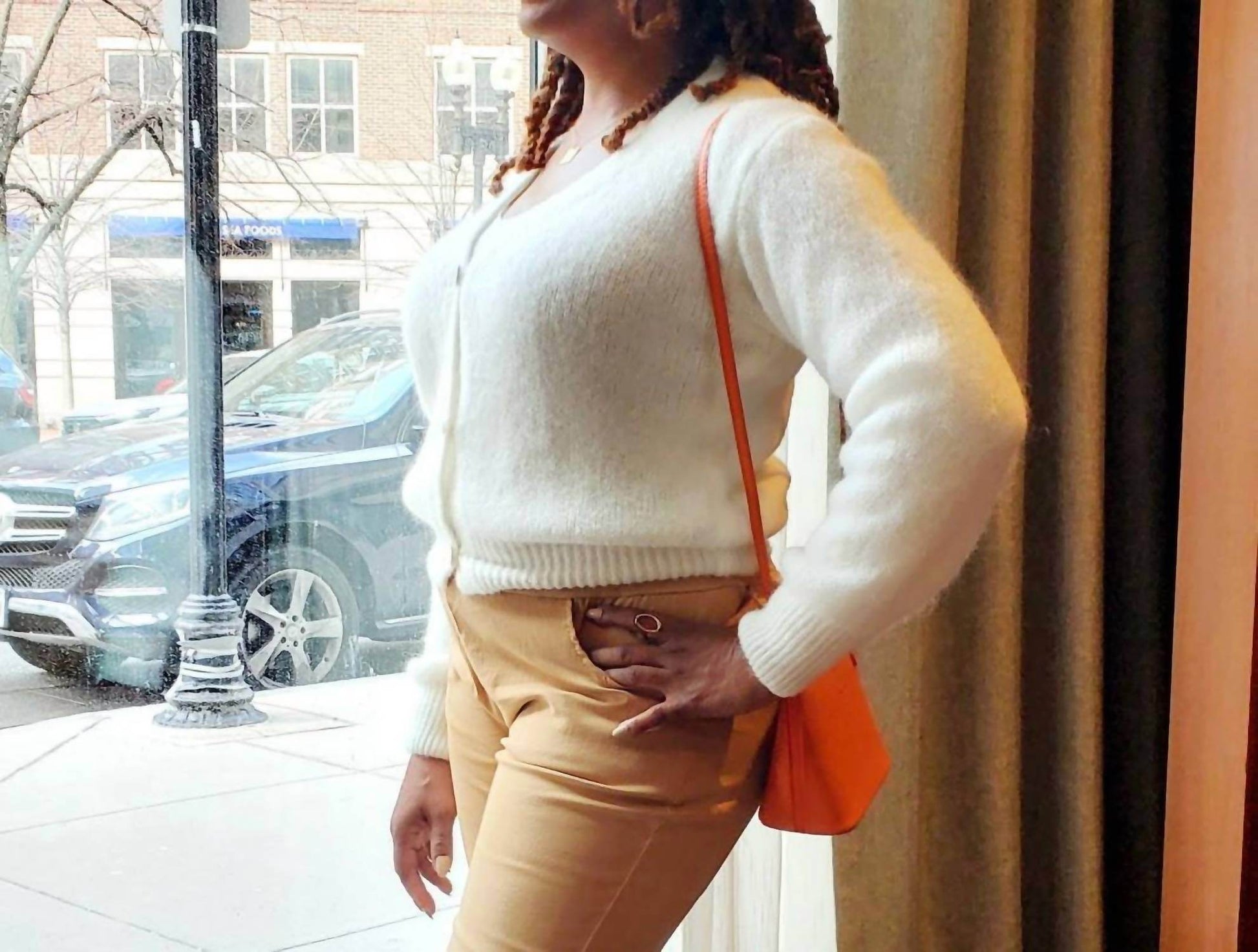 Joyna - Winter Cloud Soft Mohair Cardigan Top - Rack Hunt -