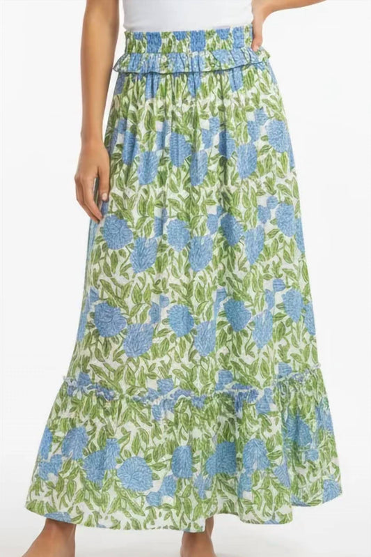 Charleston Ruffle Maxi Skirt