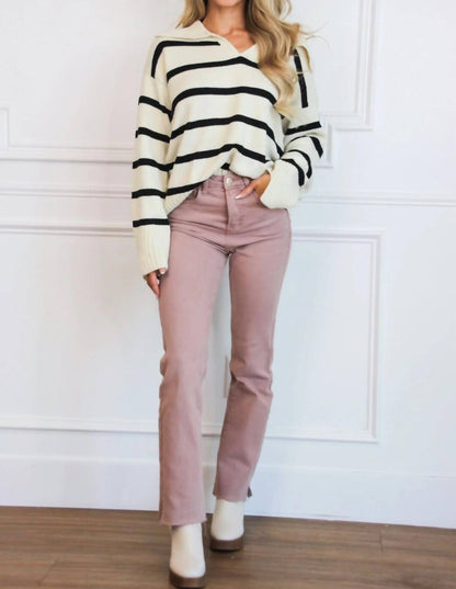 Lainey High Waisted Tummy Control Straight Leg Jeans