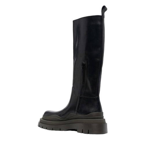 Women's Tire Knee-high Leather Boots