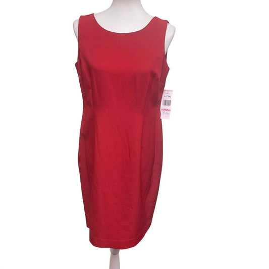 Le Suit - Women's Sleeveless Fitted Career Midi Dress - Rack Hunt -