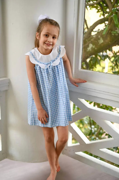 Mint Magnolia - Girl's Charlotte Scalloped Dress - Rack Hunt