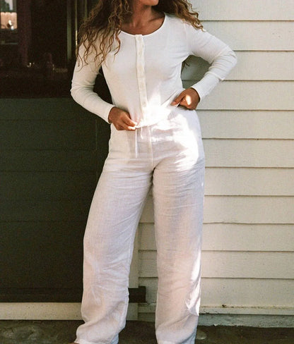 LA Relaxed - Linen Drawstring Pant - Rack Hunt