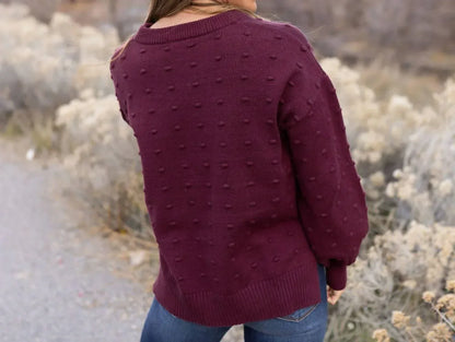 Indie & Co - Parker Textured Sweater - Rack Hunt
