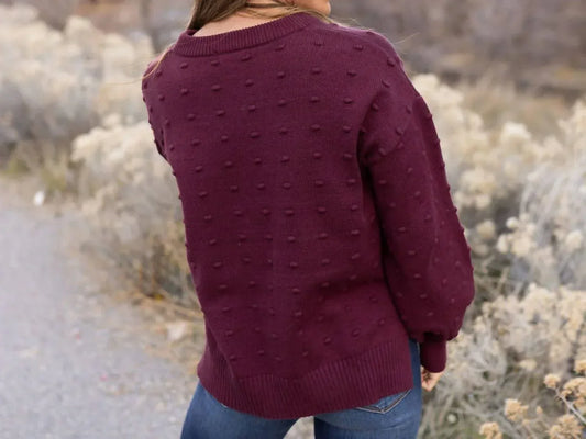 Indie & Co - Parker Textured Sweater - Rack Hunt