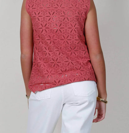 Mos the Label - Sara Lace Sleeveless Blouse - Rack Hunt