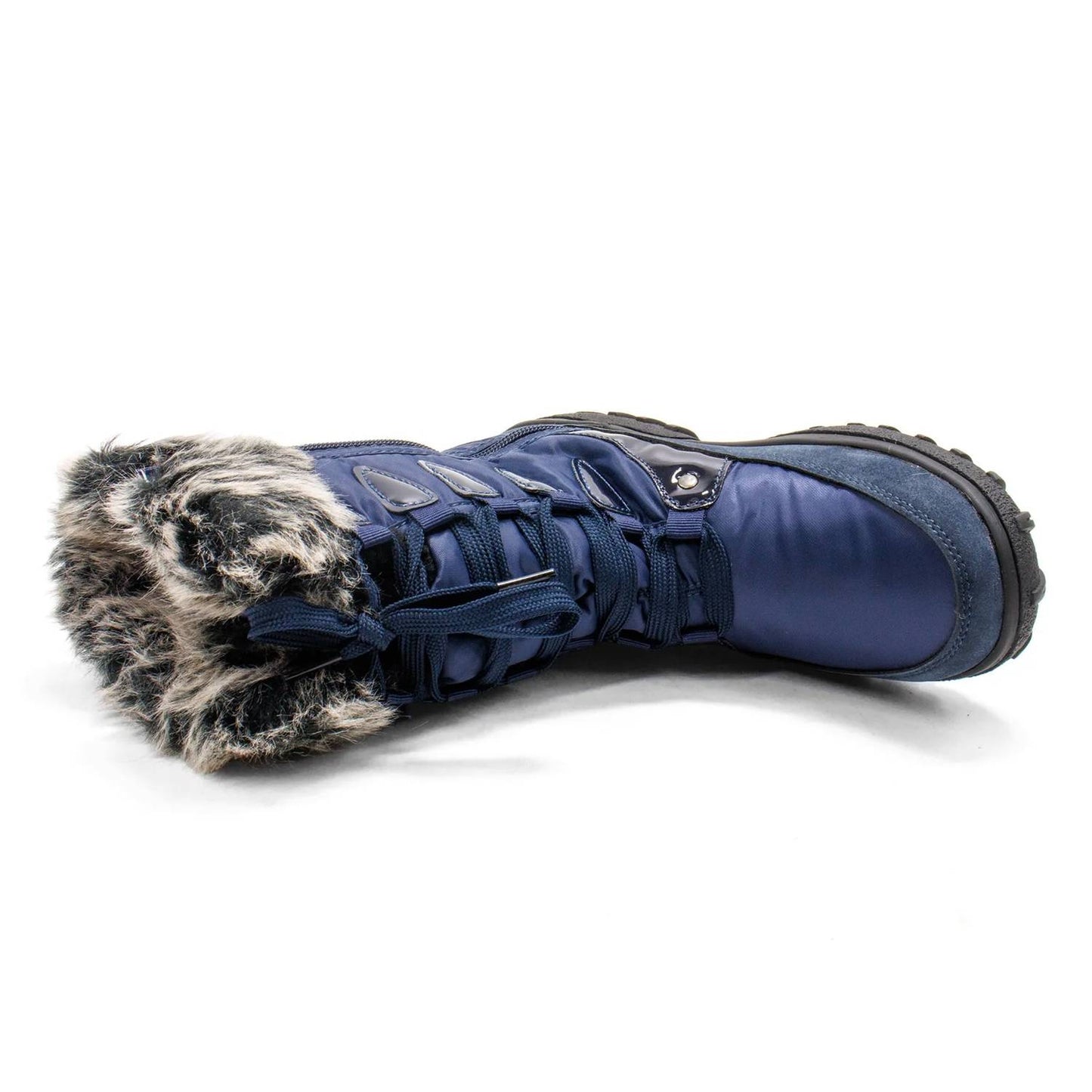 Women's Stormy Lace-up Faux Fur Collar Winter Boot