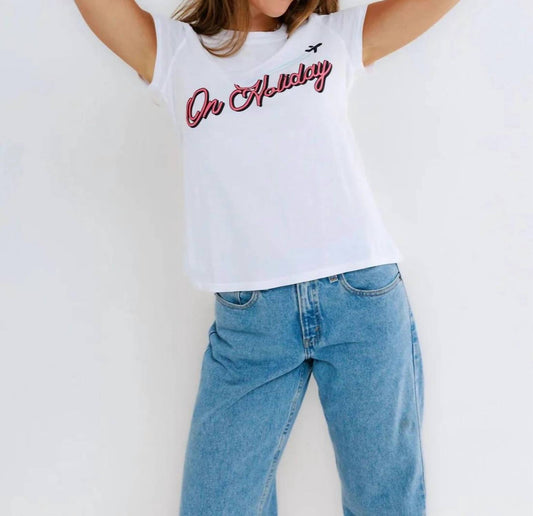 On Holiday Femme Crew Tee