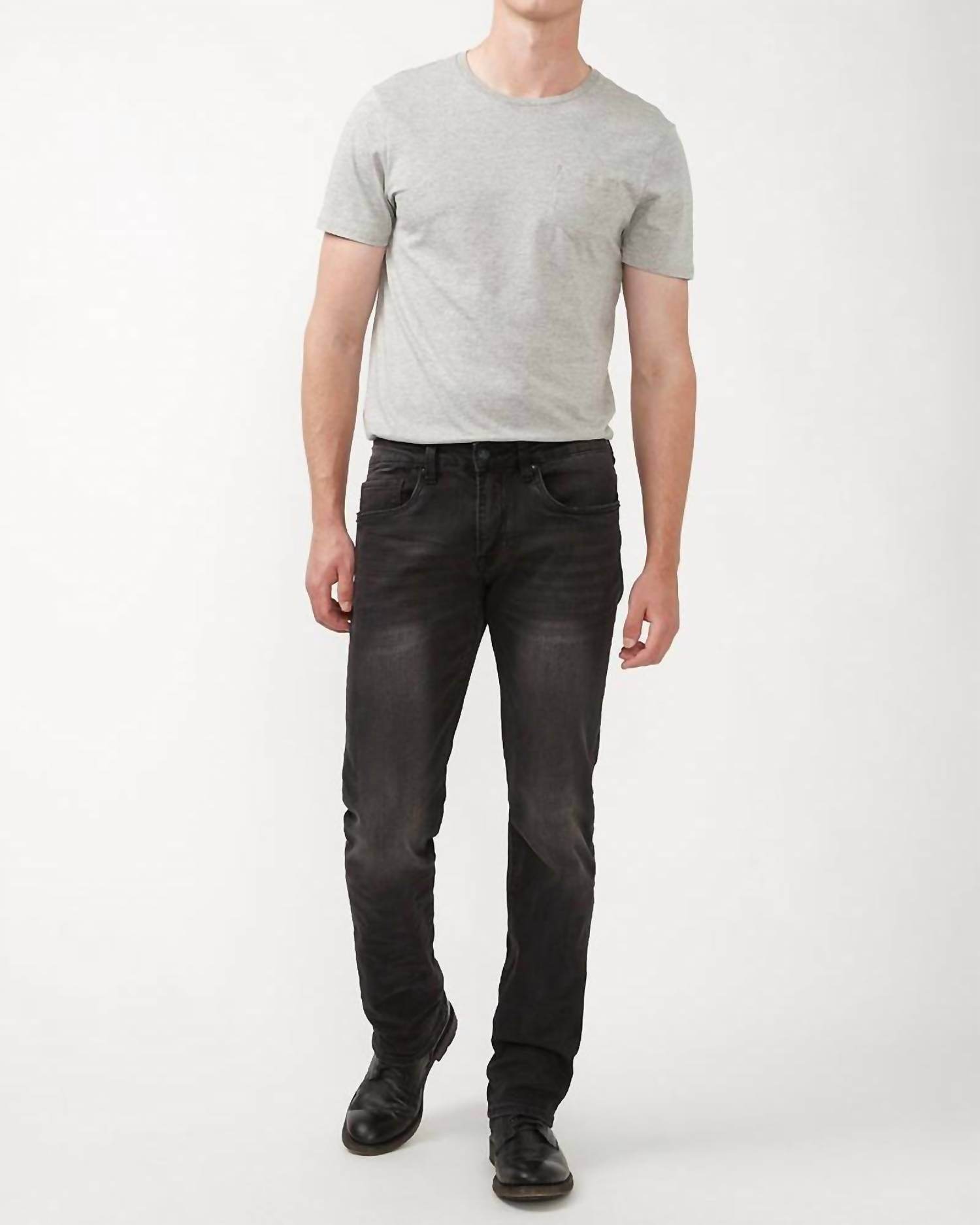 Buffalo David Bitton - Straight Leg Fit Six Jean - Rack Hunt -