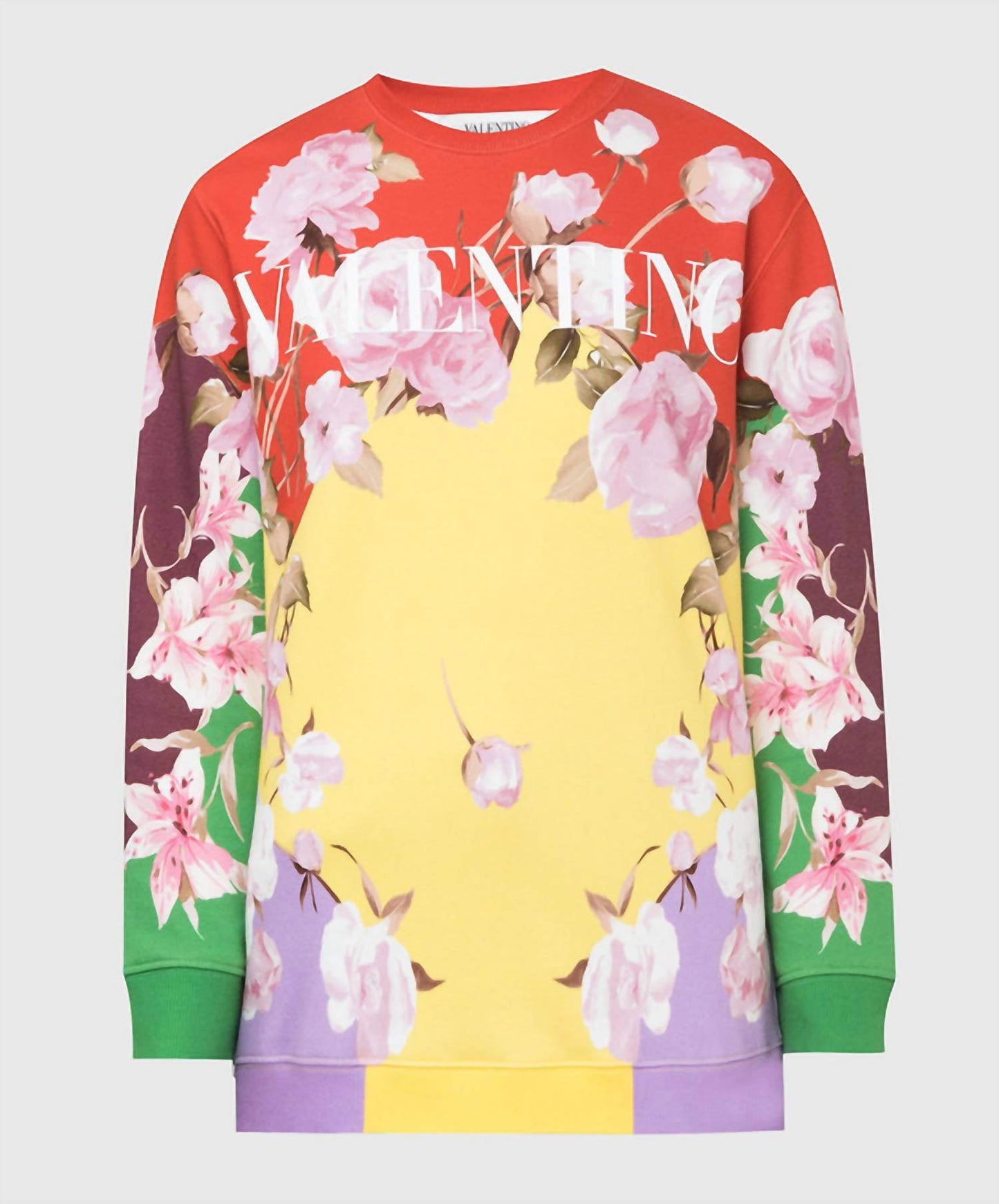 Valentino - Floral Pattern Sweatshirt - Rack Hunt