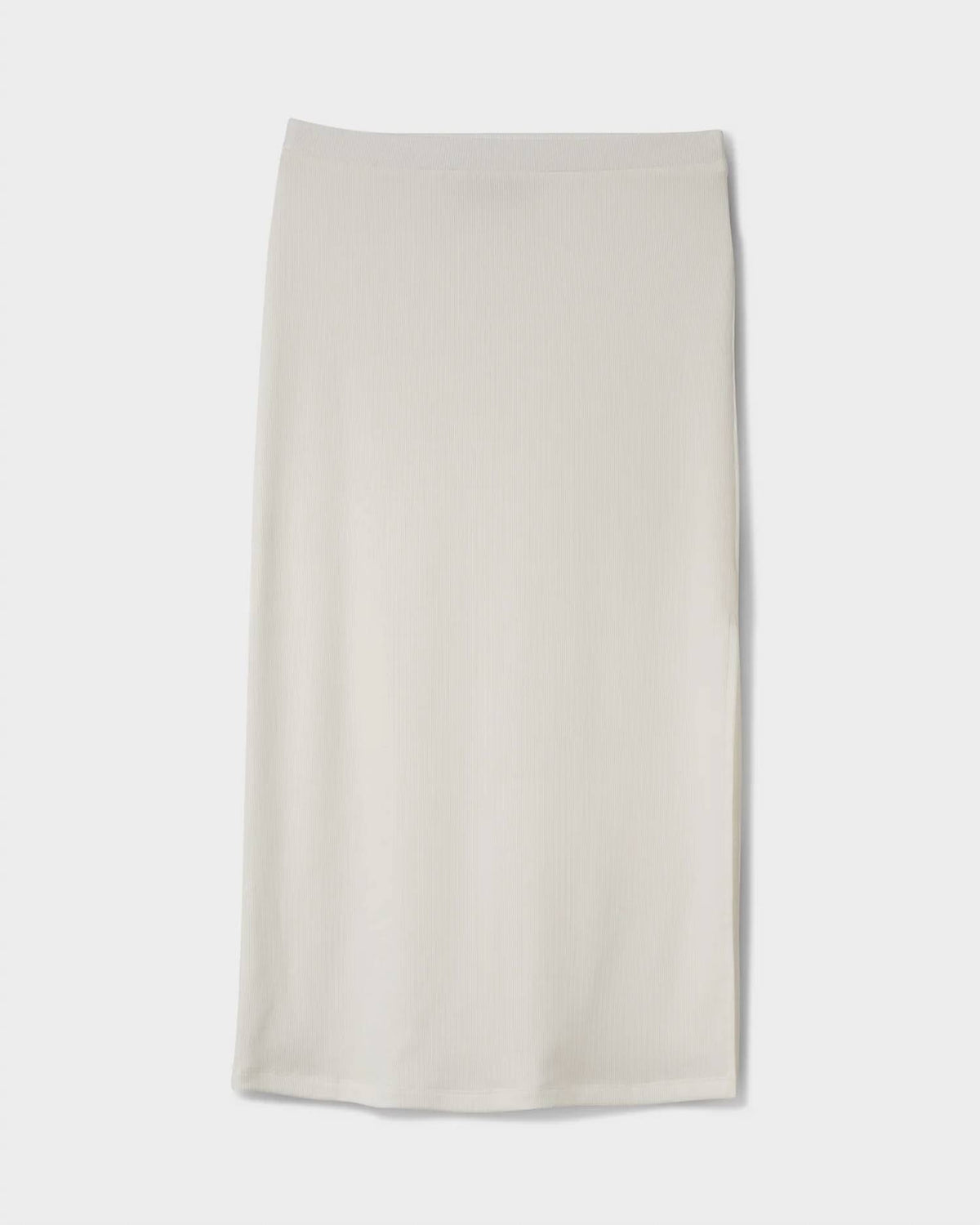 Cora Bay Solid Ribbed Midi Skirt