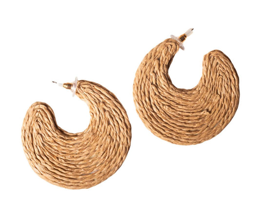 Women's Moon Pie Earrings