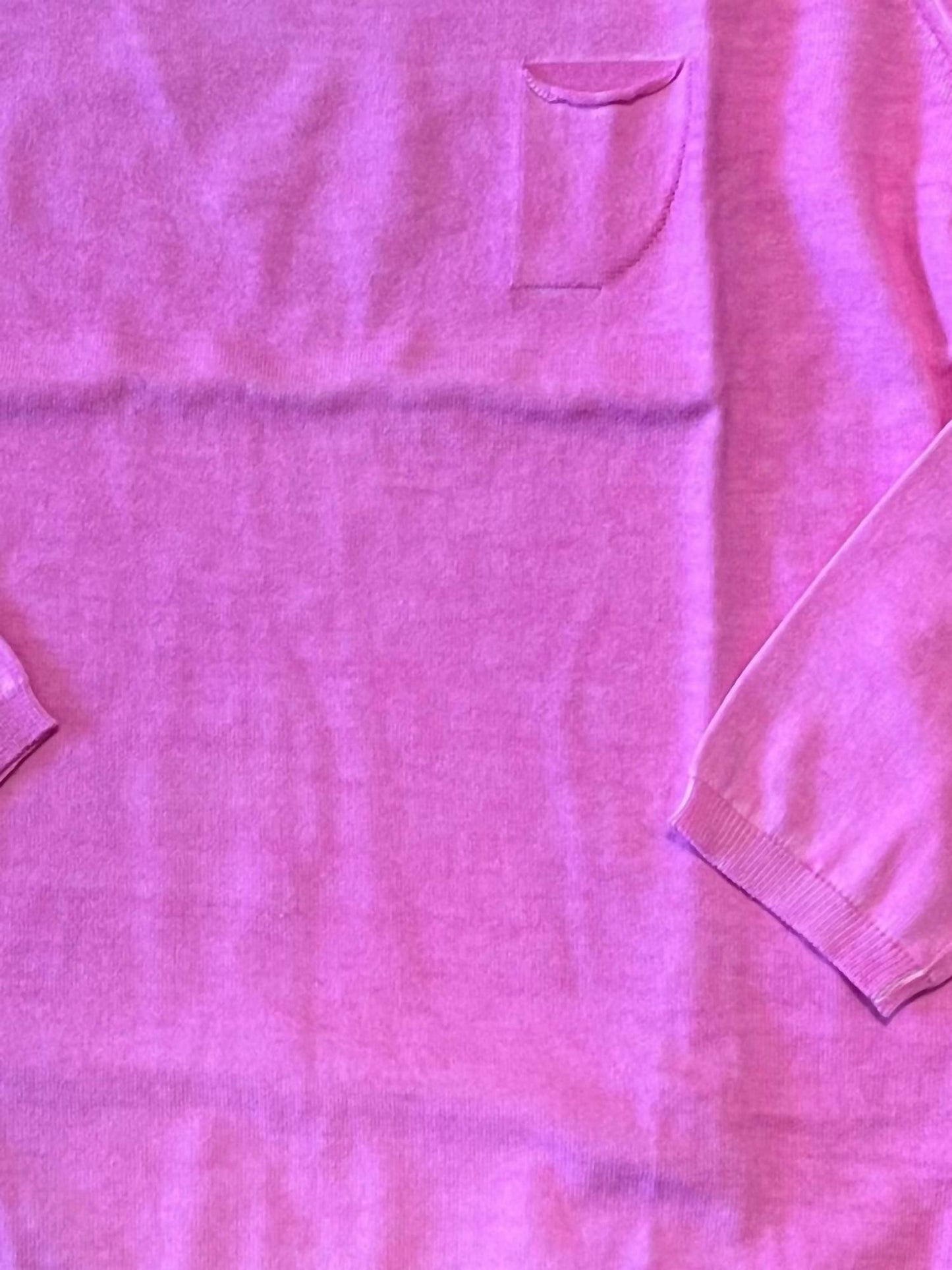 Cotton With Chest Ticket Pocket Sweater - Plus