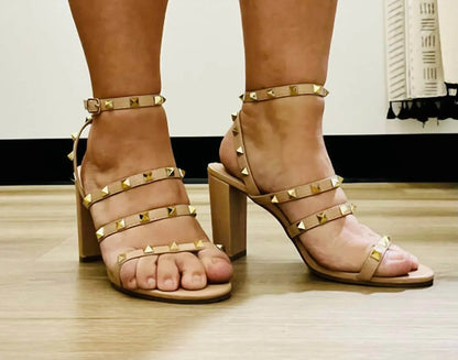 G Stylez - Women's Summer Studded Heel - Rack Hunt