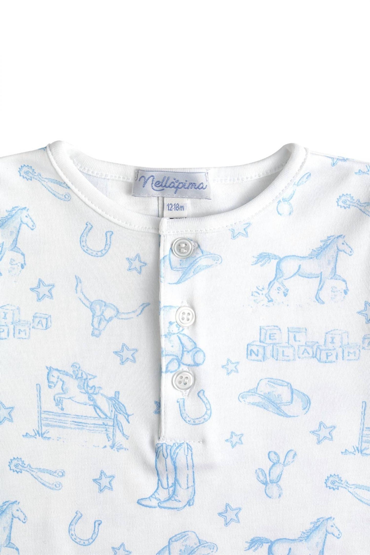 Boys Lone Star Toile Pajamas