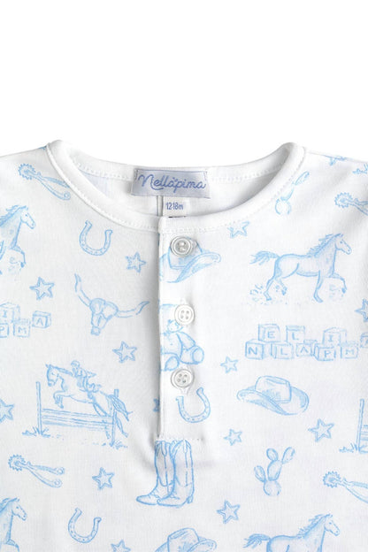 Boys Lone Star Toile Pajamas