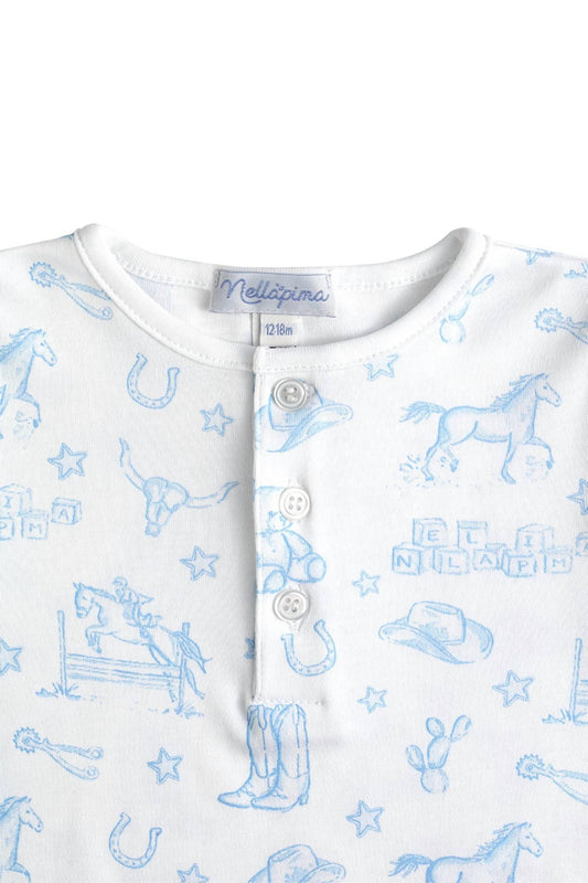 Boys Lone Star Toile Pajamas