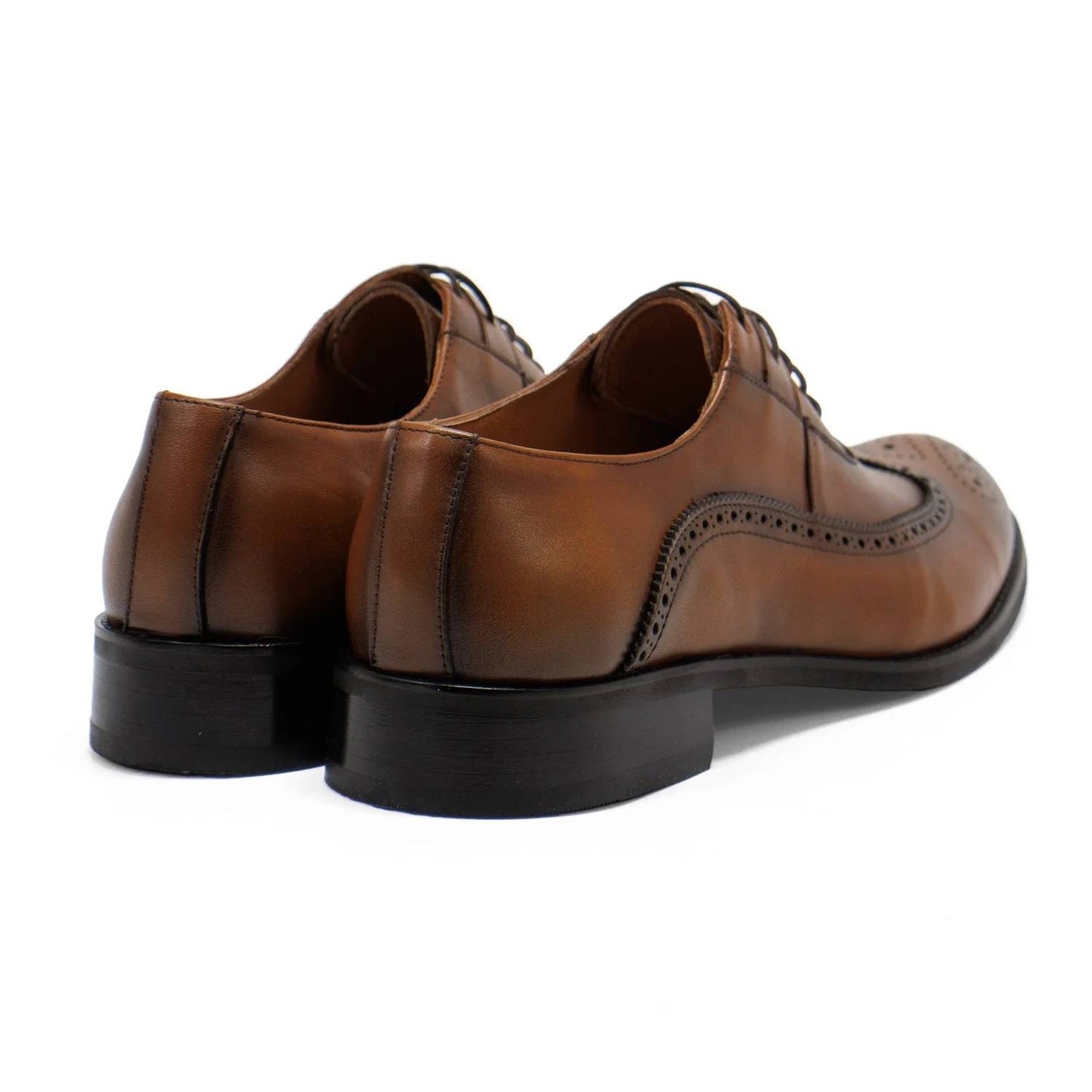 Men's Genova Leather Wingtip Oxford Shoes